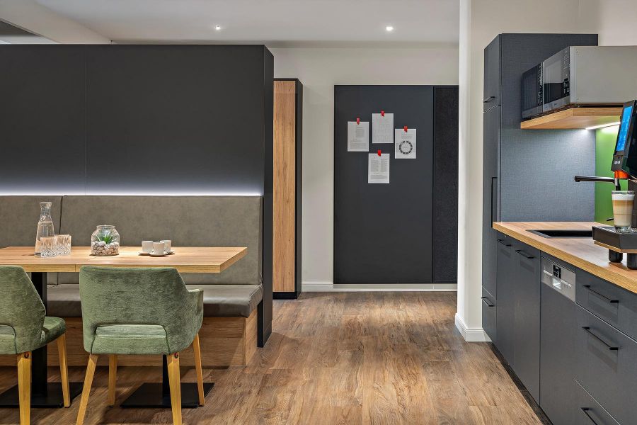 Einrichtung und M&ouml;blierung von Mitarbeiterk&uuml;chen