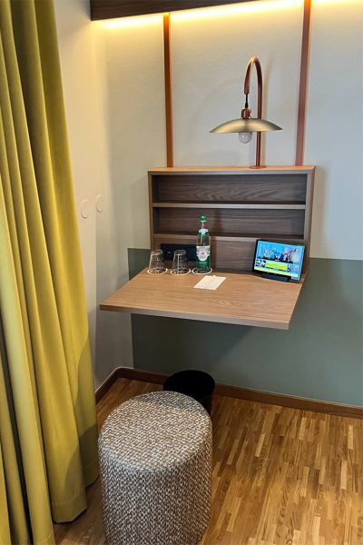 Arbeitsecke im Hotel & Brauereigasthof Drei Kronen Memmelsdorf