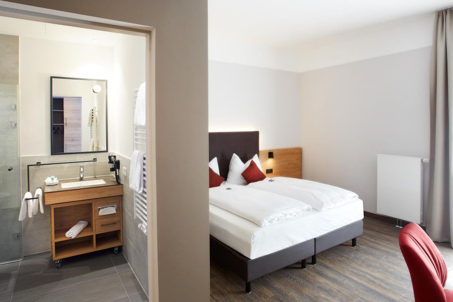 barrierefreies Hotelzimmer im Hotel Wilder Mann Aalen