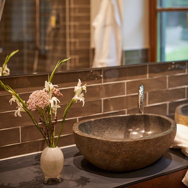 Hotelbadezimmer Alpenhof