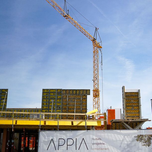 crane on the construction site