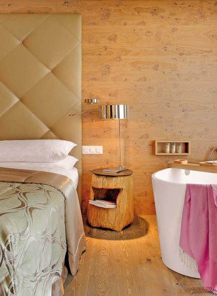 luxuriöse Hoteleinrichtung im Giardino Mountain St. Moritz