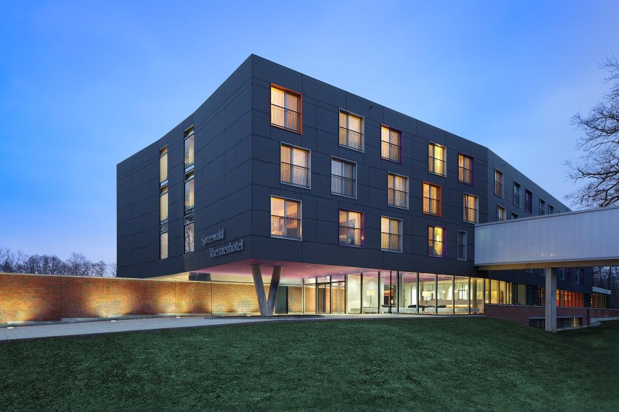 Außenansicht des Spreewald Thermenhotels