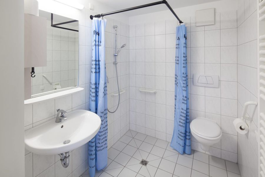 Hostelbadezimmer