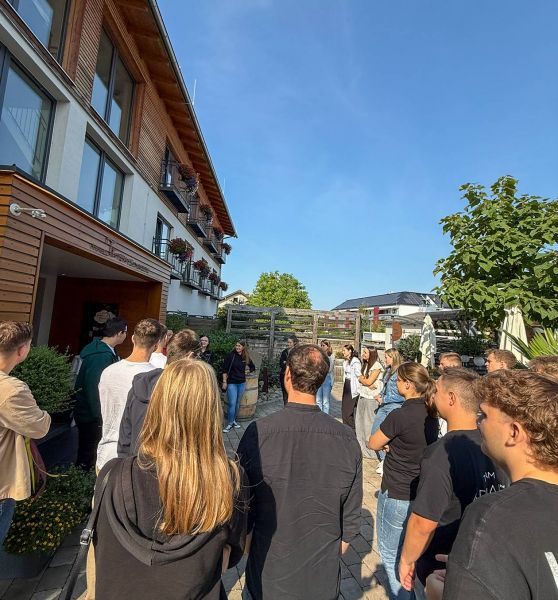 Azubiausflug Außenansicht Hotel Traumschmiede