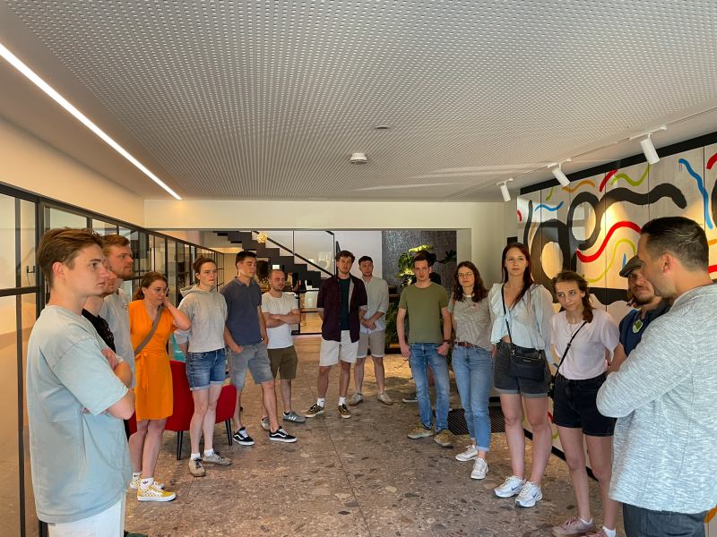 Studenten Exkursion bei Appia
