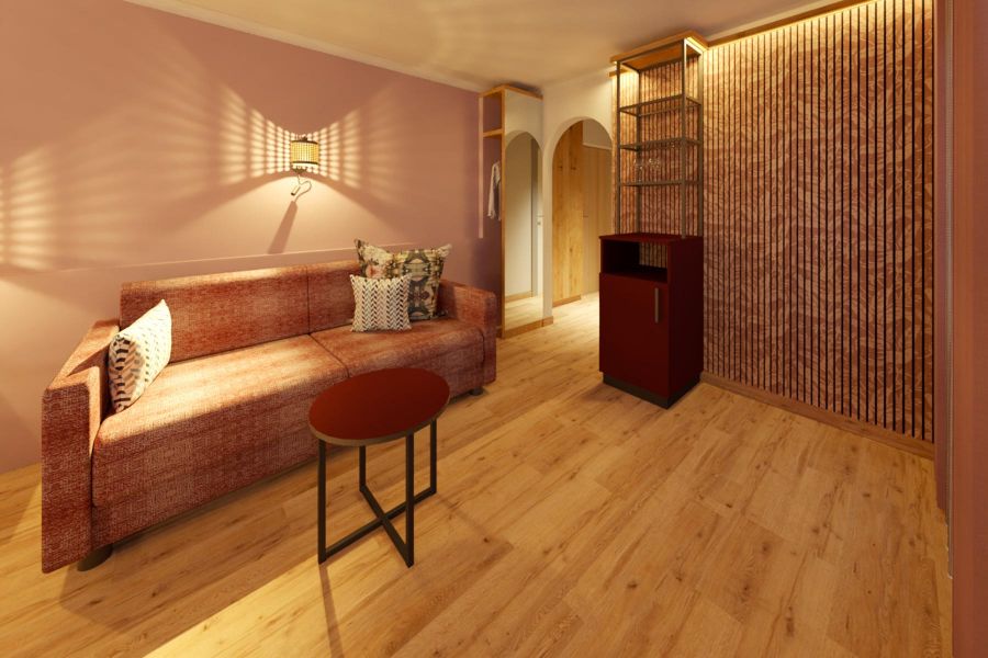 Akustikpaneele im Hotel Schiestl