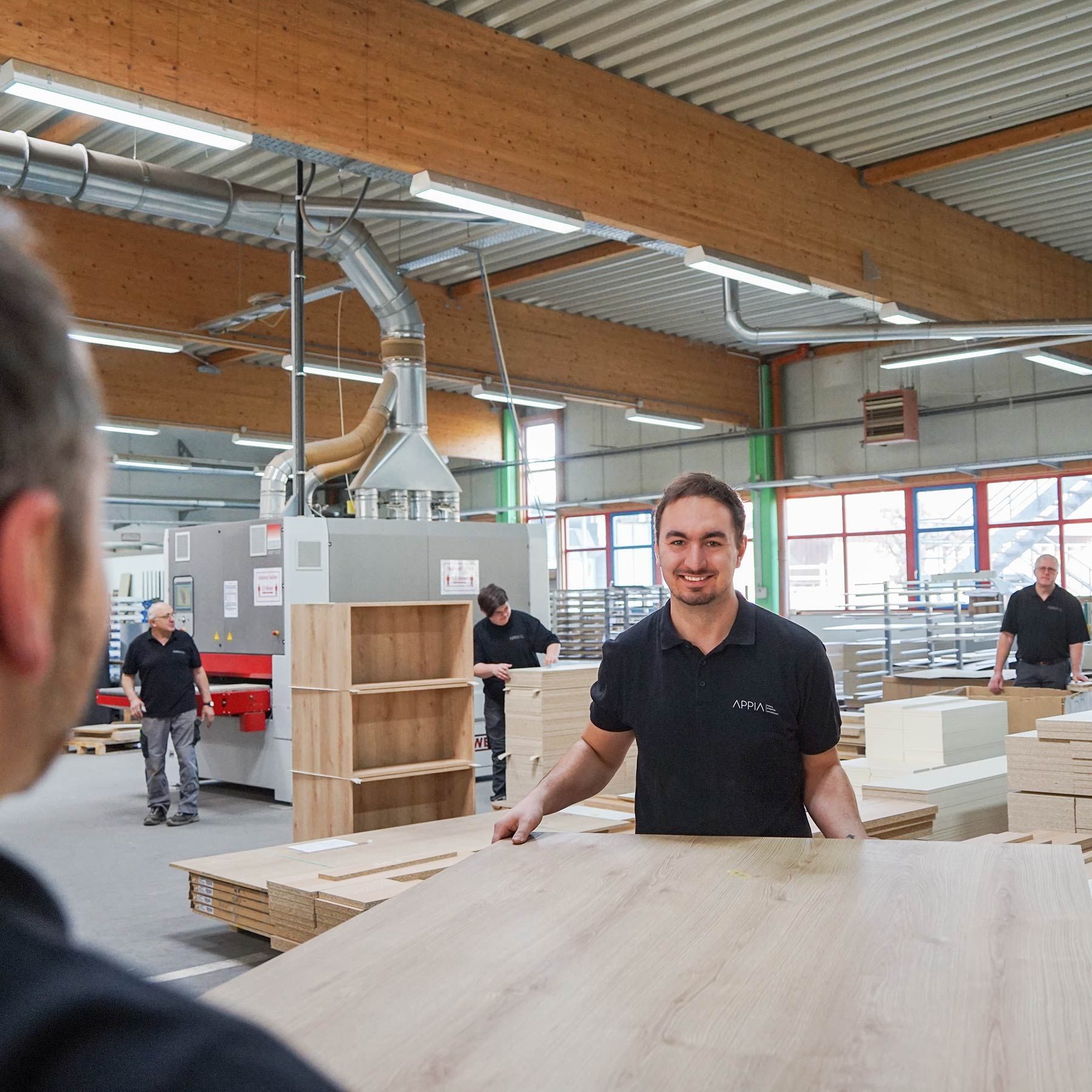 Blick in die Appia Möbelmanufaktur