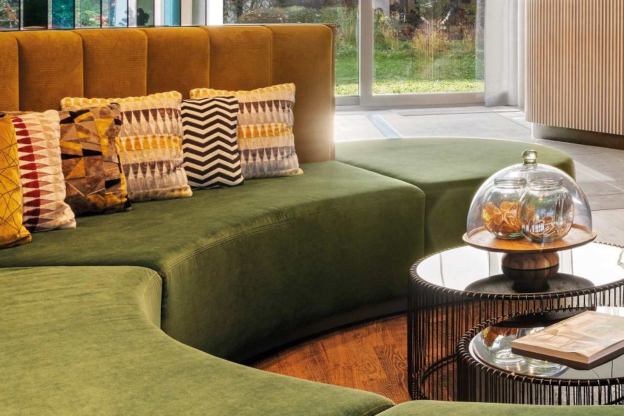 Moderne Lounge-Area in Basel