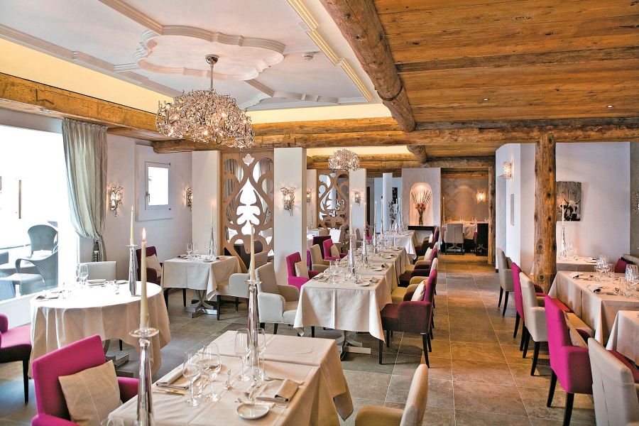 Restaurant des 5 Sterne Bergresorts Giardino Mountain