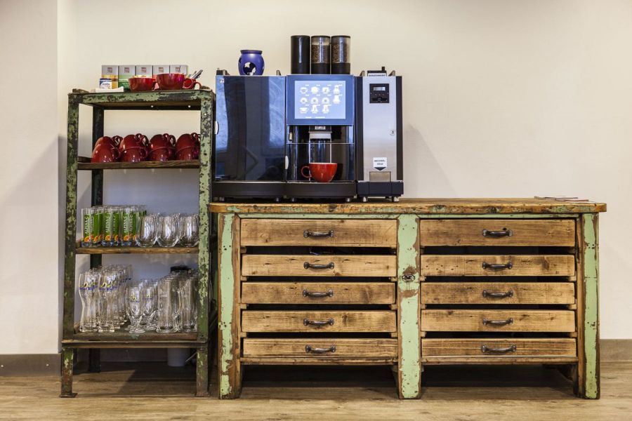 Kaffestation des Obersdorf Hostels