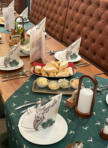 Häppchen im Gasthof Hummel zur Begrüßung