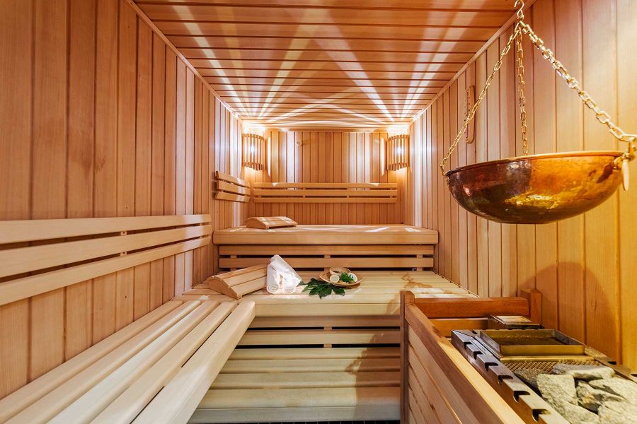 Saunaausbau im Lenk Spa