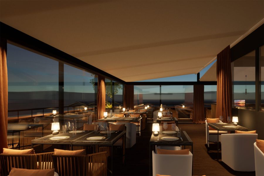 Einrichtung Rooftop Hotel-Restaurant & Bar