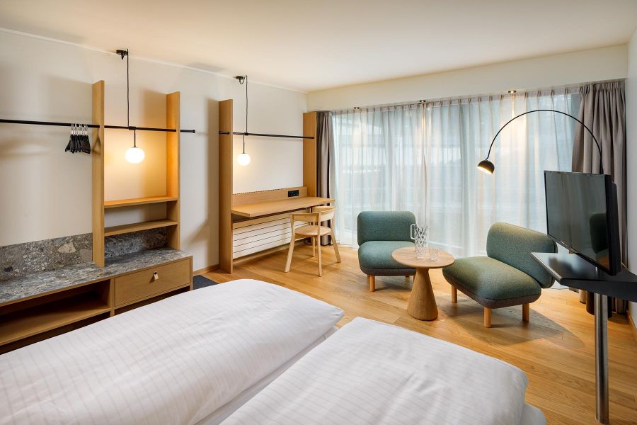 Innenausstattung im Hotel Palmiers Lausanne