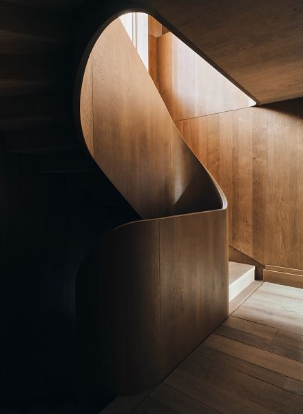 Detailaufnahme Innenarchitektur von Appia in einer privaten Villa als Referenzprojekt in der Schweiz