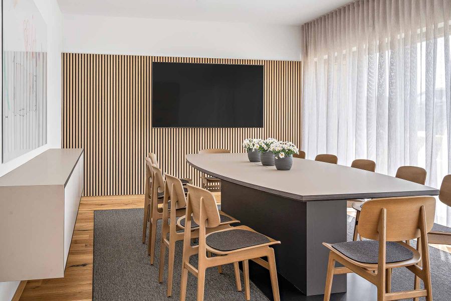 Besprechungszimmer im Ronald McDonald Haus Vogtareuth