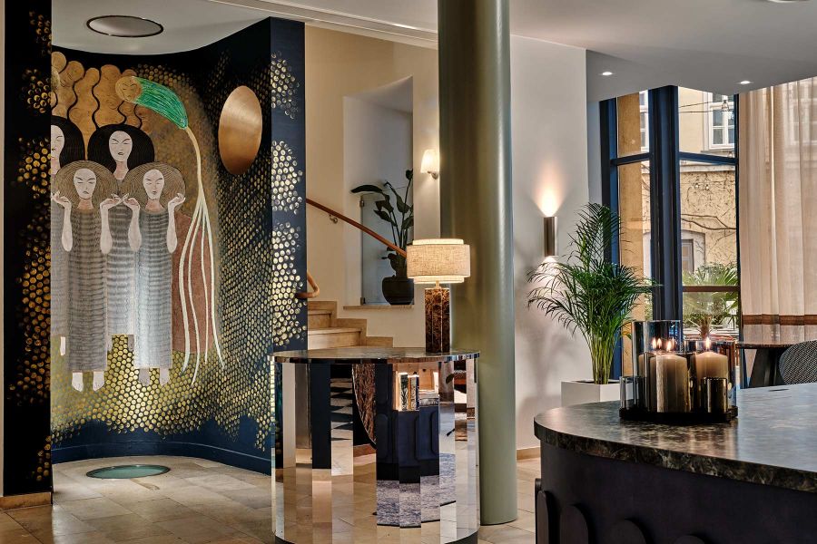 Wien, Das Triest Radisson Blu Hotel Öffentlicher Bereich Lobby