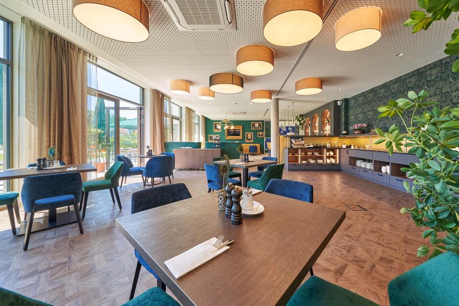 Fruehstuecksbereich Hotel am Schloss