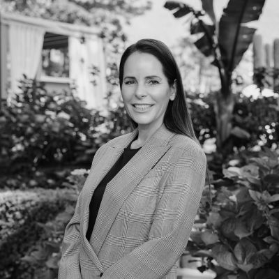 Portrait Daniela Frutiger Hotel Giardino in Ascona