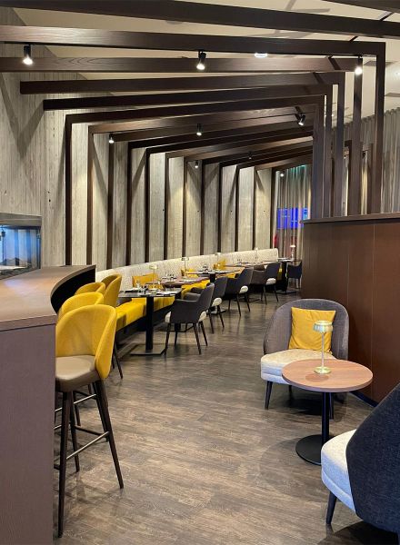 Hotelrestaurante in modernen Design