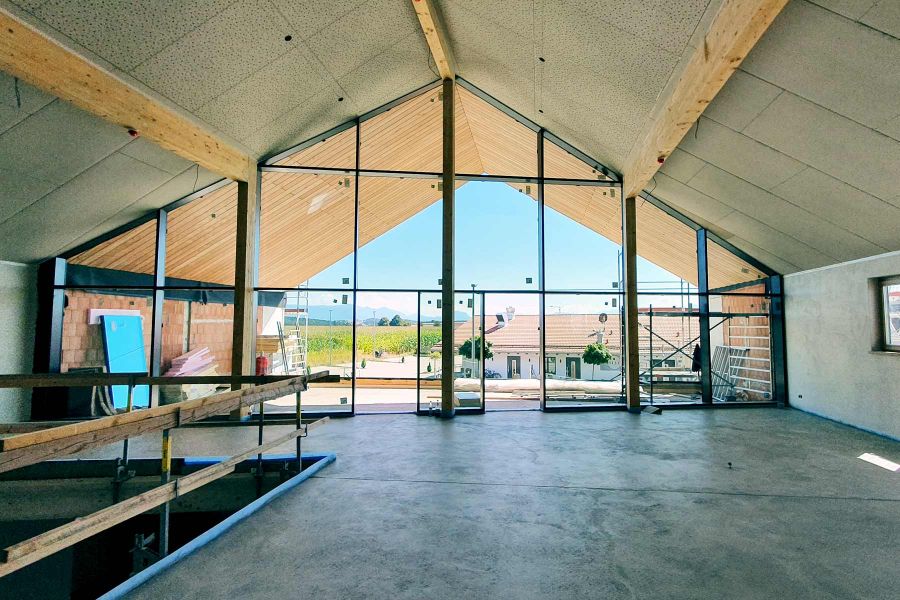 Baufortschritt beim Appia Projekt in Vogtareuth