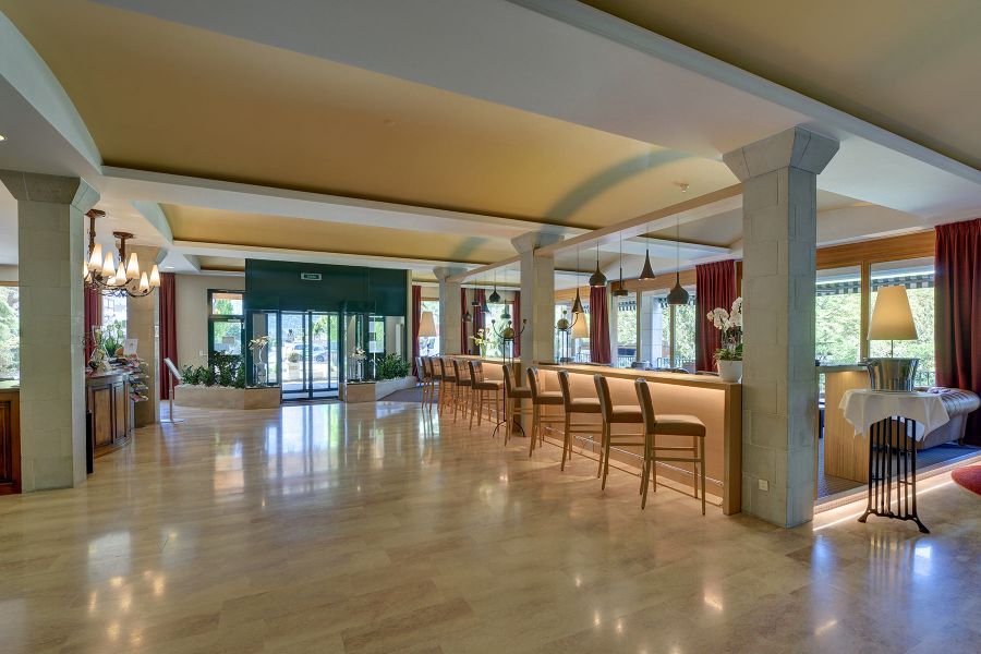 &ouml;ffentlicher Bereich im Hotel des Vignes in Sion