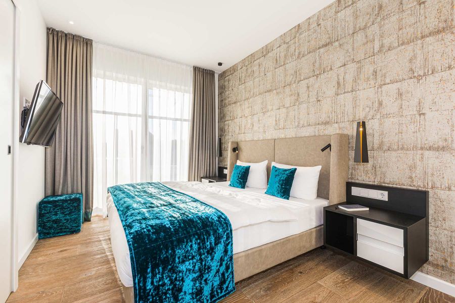 Innenausbau des Hotelzimmers