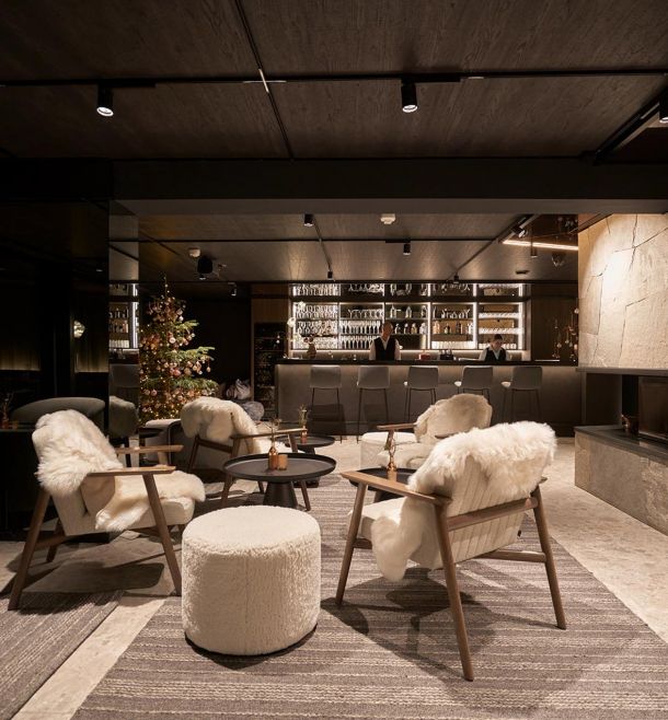 Lobby im Triforet Alpin Resort