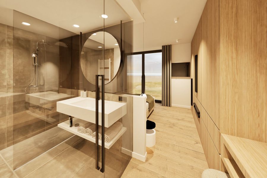 Badansicht im Hotel Dünenkrone in List