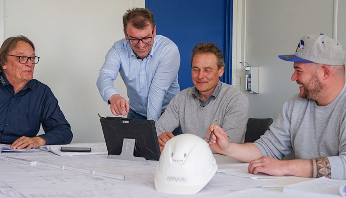 Appia site manager at the planning meeting