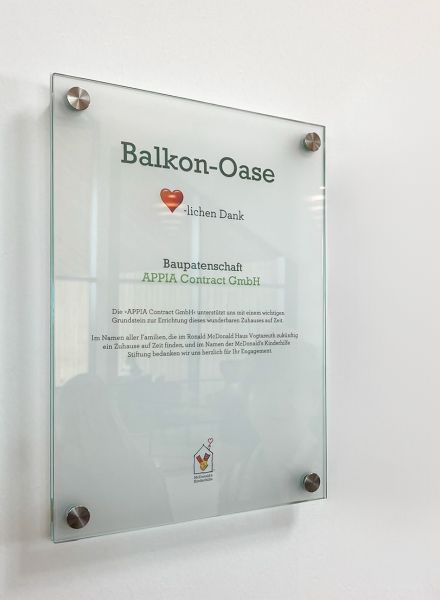 Baupatenschaft Balkon-Oase in Vogtareuth mit Appia