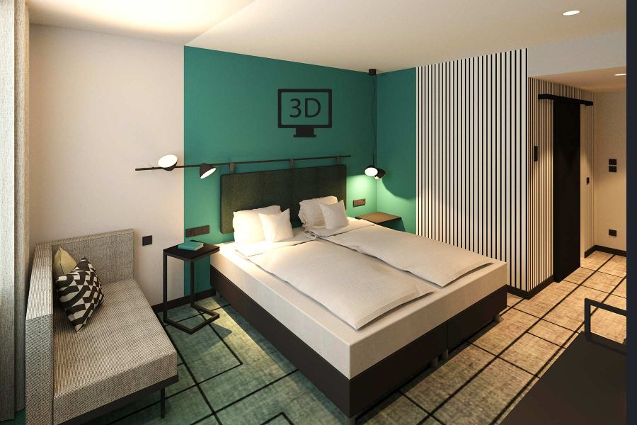 Neubau Hotel Seeblick in Obing mit Appia Contract