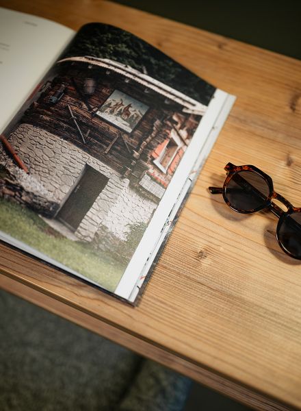 Impressionen Booklet mit Sonnenbrille