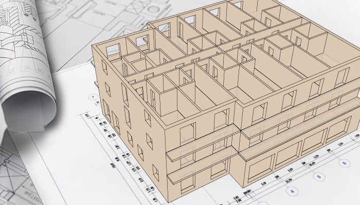 Visualisierung eines Grundrisses