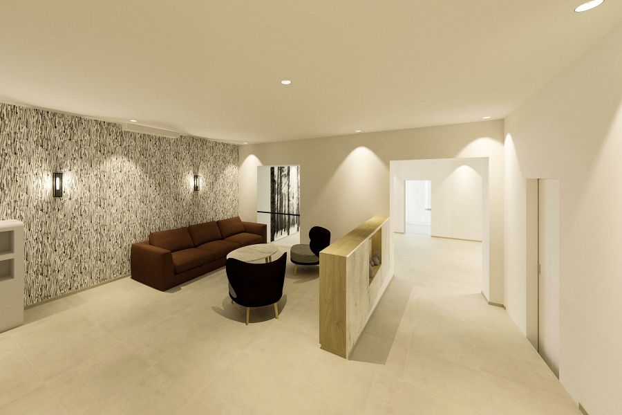 Innenausstattung Asklepios Klinik Schaufling Lounge