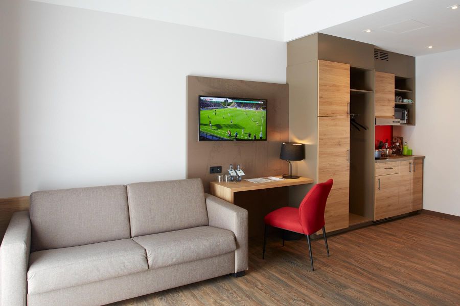 Apartment mit Kitchenette im Hotel Wilder Mann Aalen