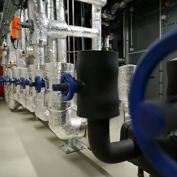 technical room in the hotel