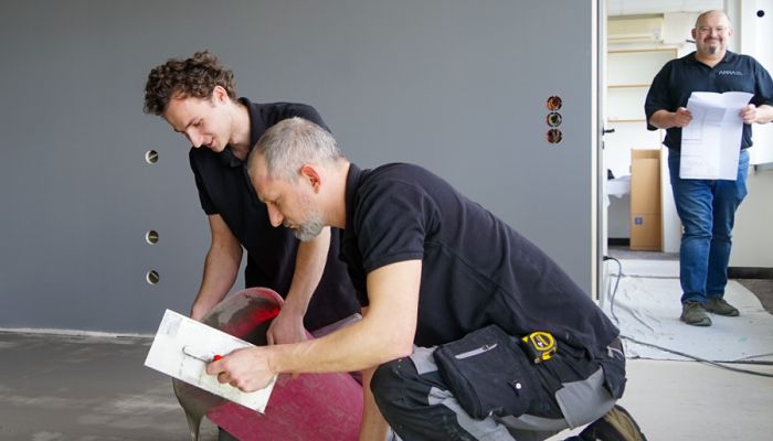 Innenausbau von Mitarbeiterwohnungen