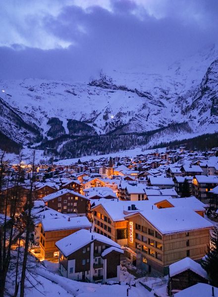 Panorama Ansicht mit Blick auf die Berge