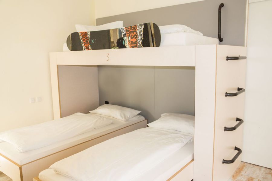Schlafzimmer Hostel Obersdorf