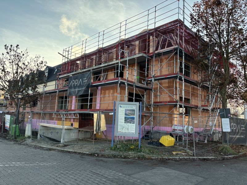 Baustelle Stammham Au&szlig;enansicht